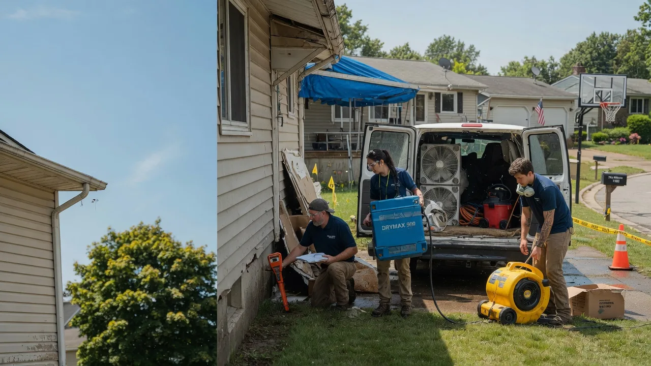 Ceiling Leak Cleanup in Baldwin, WI near me
